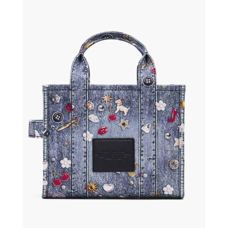 MARC JACOBS The Trompe Loeil Trinket Canvas Small Tote image number 3